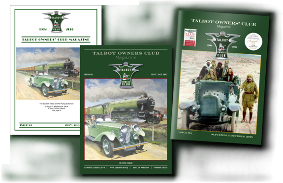 Talbot Owners Club Magazines