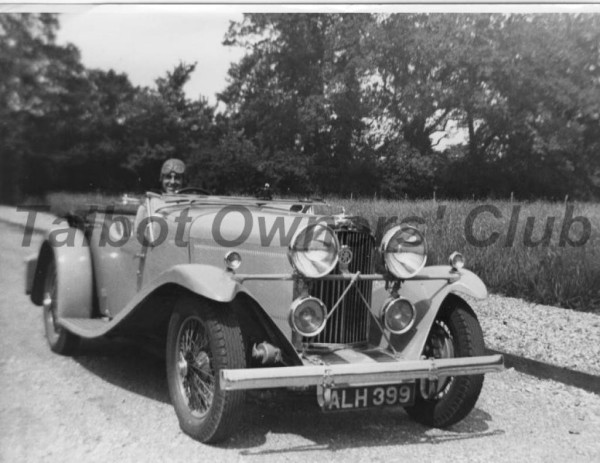 A 1933 AW90 VdP 'Alpine' tourer ALH399