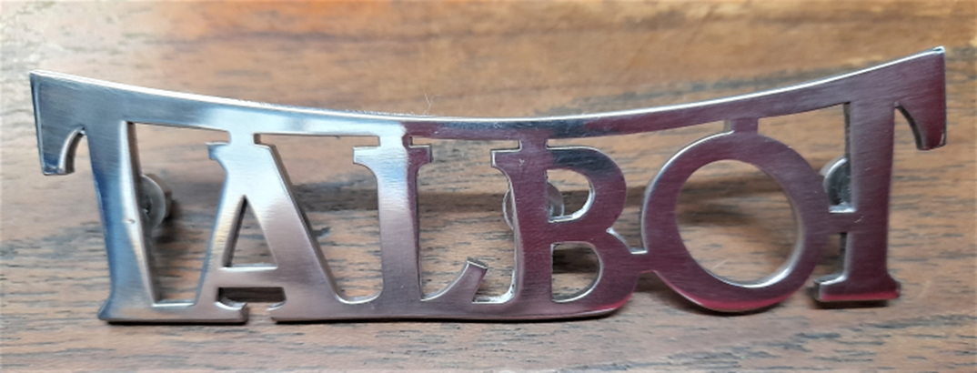 Talbot Script Badges, 1 | Talbot Owners' Club
