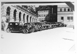Cars in line, Rothenburg
