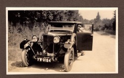 83 1928 AF 14/45 hp Weymann saloon, reg YW9184