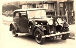 94 1934 AX65 4-light sports saloon, reg TL3436